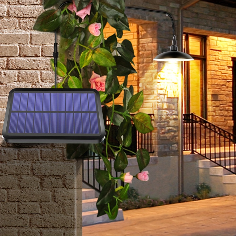 

Zihe Solar-powered Hanging Light - 2200ma, 16 Leds, Dusk To Dawn Outdoor Garden & Patio Lamp With Polished Finish