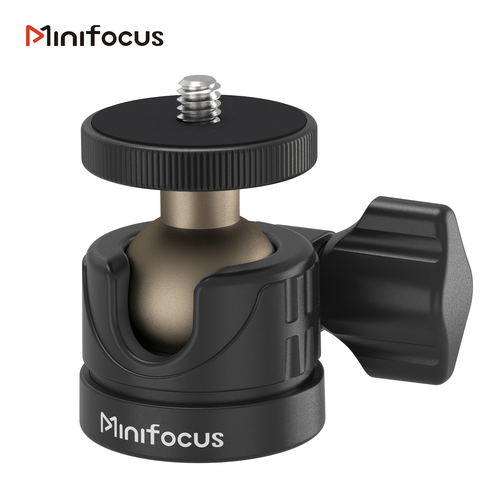 Image of Minifocus Mini Ball Head, Tripod Head 1/4'' Mount For Dslr Camera Camcorder Monitor Smartphone Light Microphone Slider For Magnetic Base