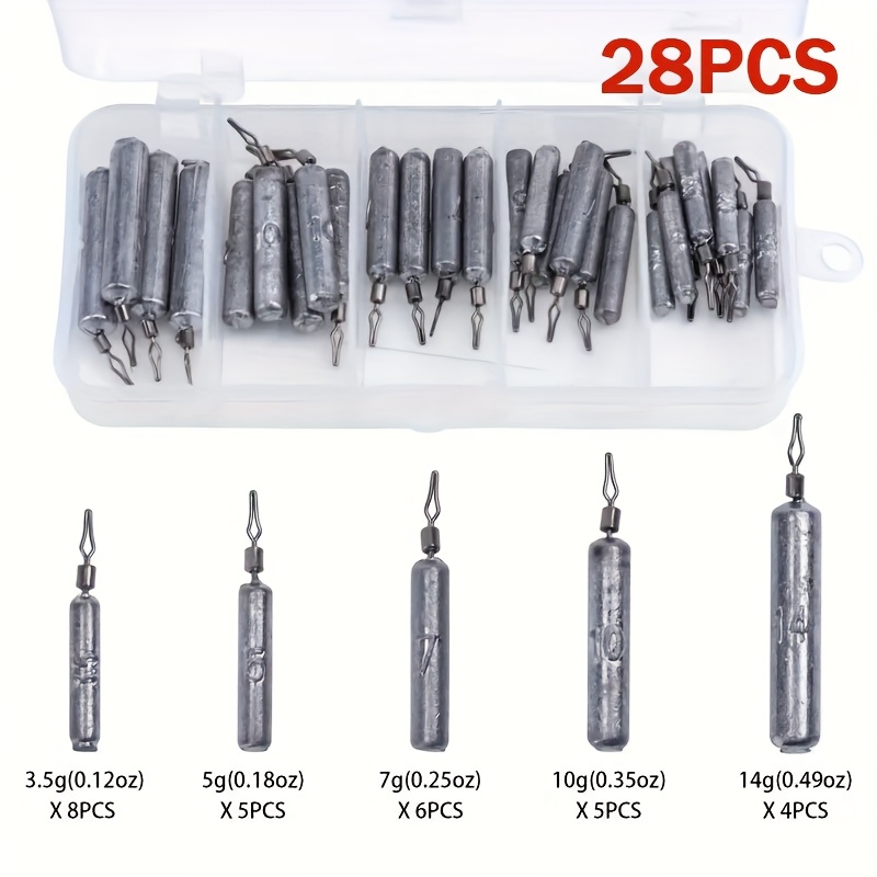 tackle lead drop shot weight no skinny pencil shaped Temu Portugal