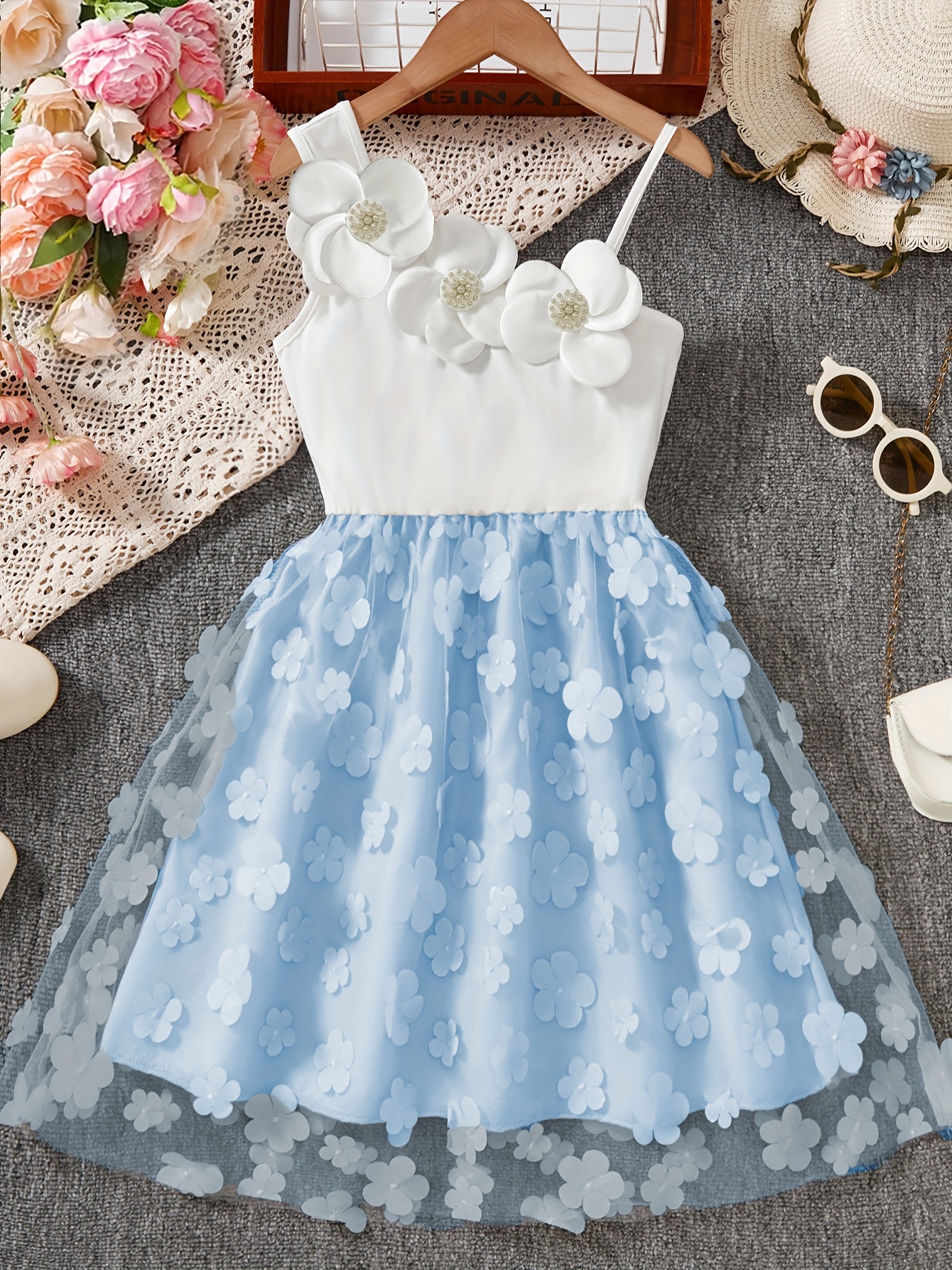 making a cocktail dress Adora 1004 Short Homecoming Lace Applique Core Colors:Chambray Bloom discount_50% off while the open lace Prom Dress Blue Long