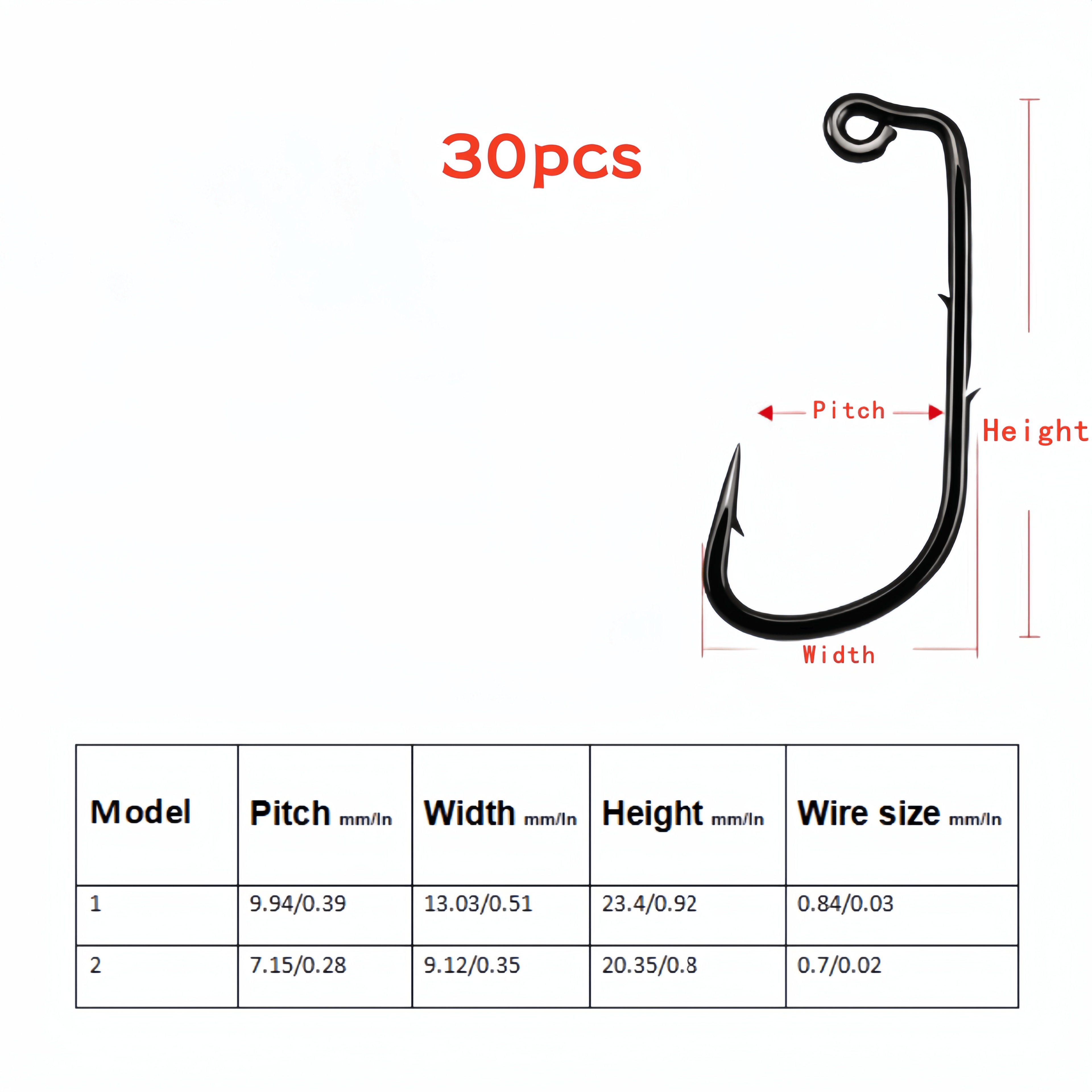 Ftk Large Small Fishing Hooks Line Super Fast Penetration - Temu