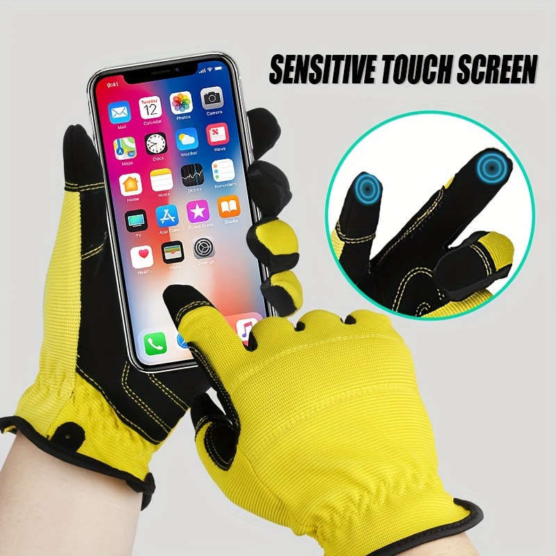 Work Gloves Men Women High Dexterity Touch Screen Excellent - Temu United  Kingdom