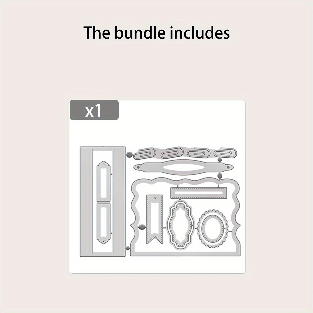 Image of 1pc Mini Books Metal Cutting Die, For Cutting Die Paper Cards Album Craft Decorative Die Cut, Applicable To Greeting Cards, Photo , Paper Cards Production