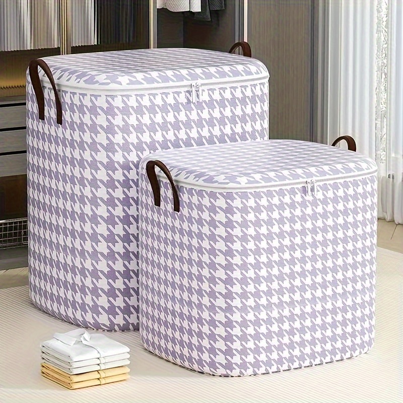 

Organize Your Closet With This Large Storage Bag - Reinforced Handle, Clear Window, And Sturdy Zippers! Bedroom Accessories