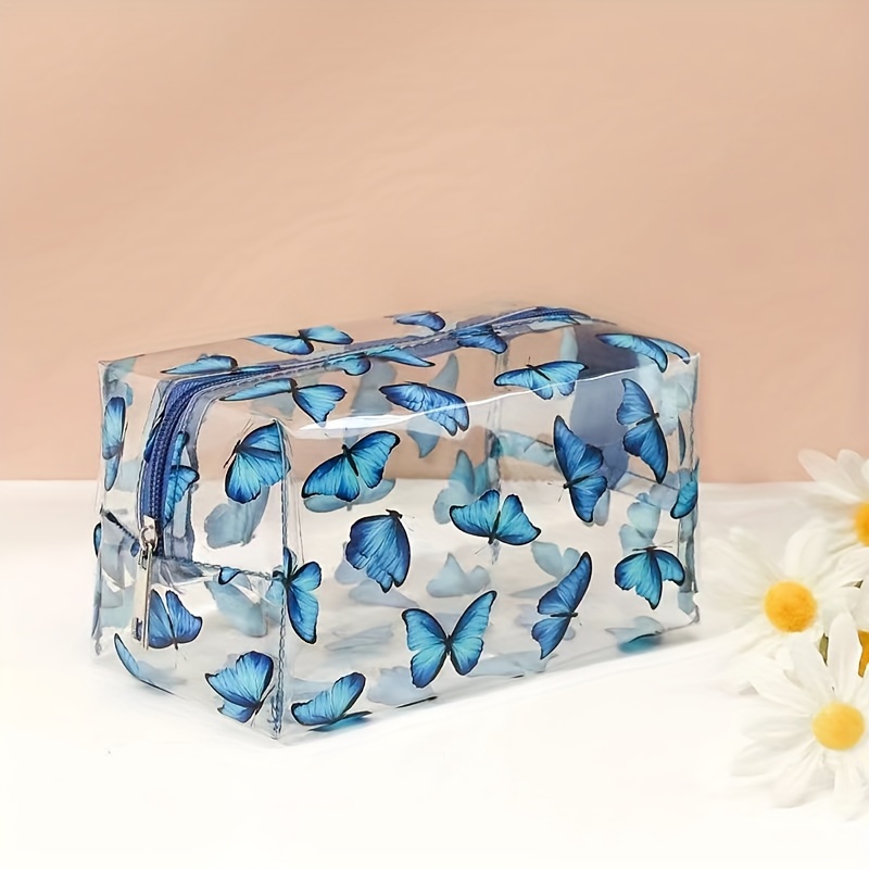 

Transparent Travel Cosmetic Bag Makeup Pouch, Large Capacity Toiletry Organizer
