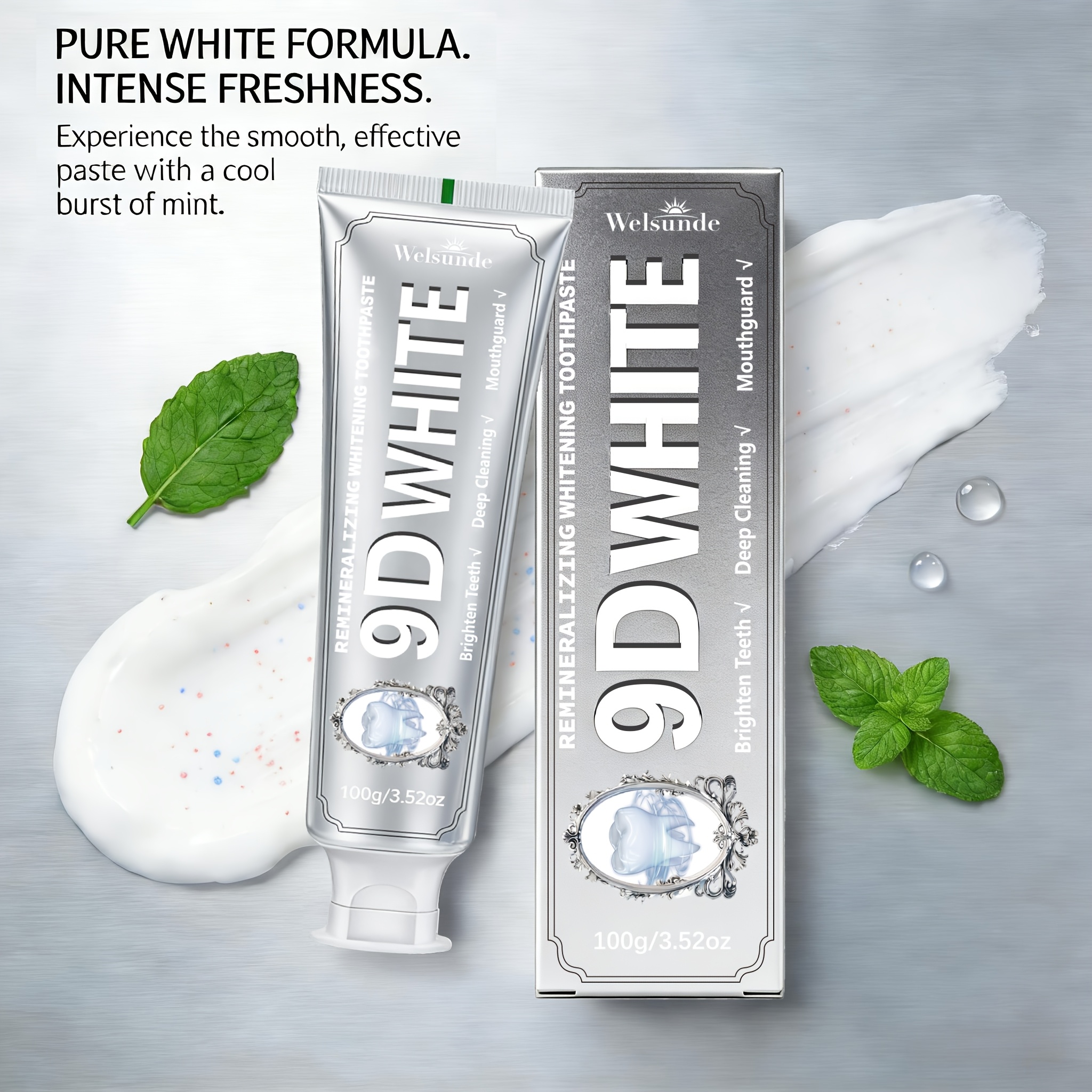 5pcs Remineralizing White Toothpaste with Hydroxyapatite