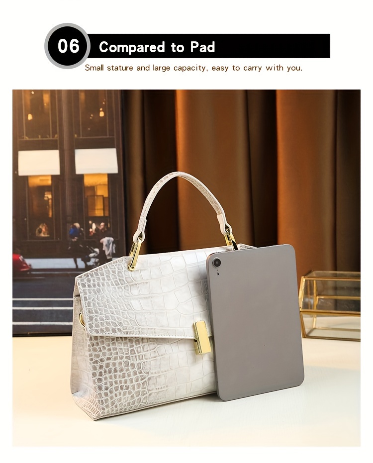 Handbag worn on shoulder full length