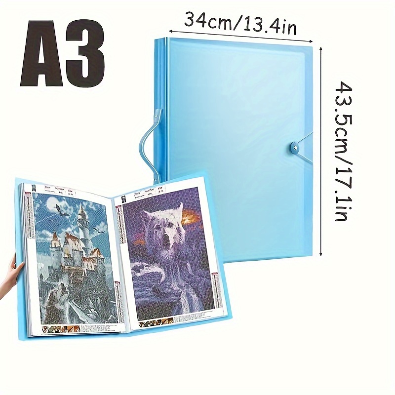 Livre Démonstration Diamant Elemhome Porte-vues Pour Livres De Dessin - Format A3 Porte-vues A3
