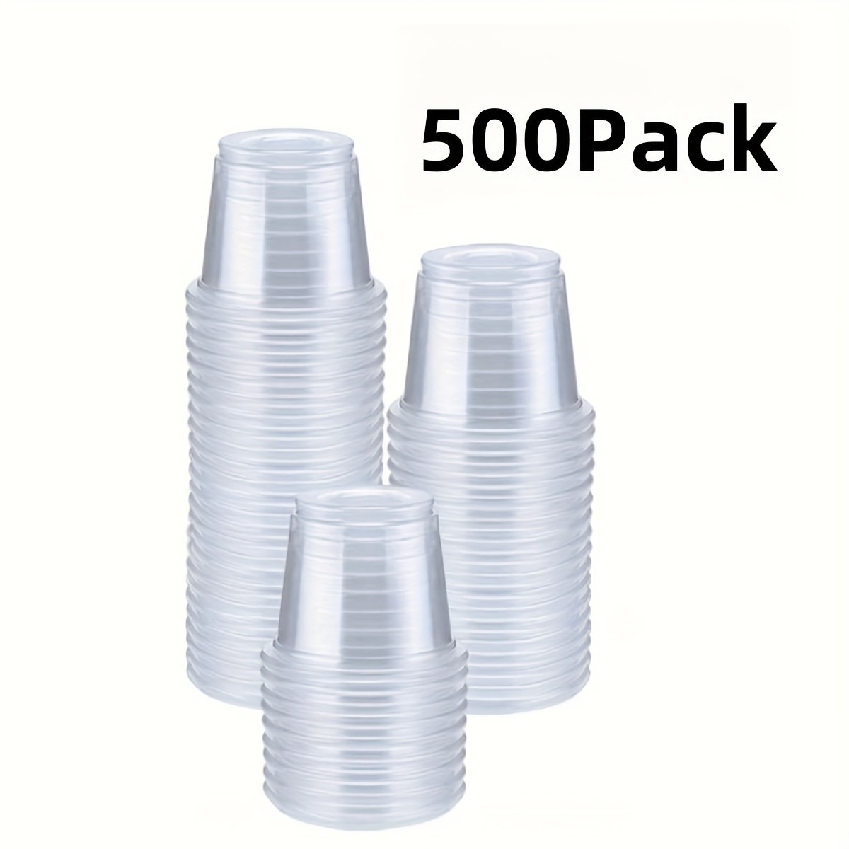 100/200/300/400/500 unidades vasos de plástico mini de 1.3 oz, vasos desechables, vasos para café, ideales para  ,    , fiestas, degustaciones, bautizos,  , despedidas de soltera, fiestas de  