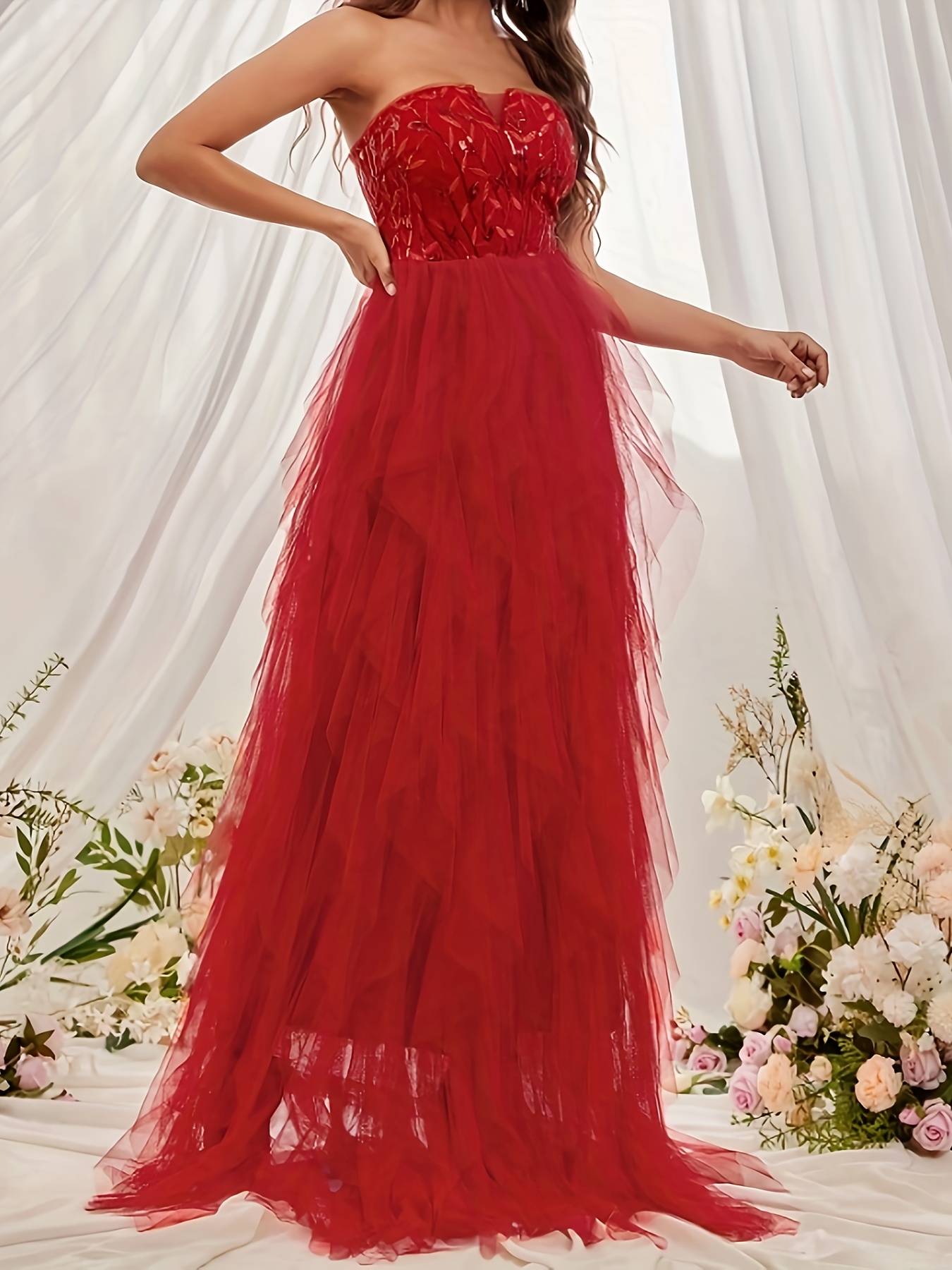 open lace back dress SEXY AS HELL MESH MIDI DRESS IN RED – AKIRA main image 1