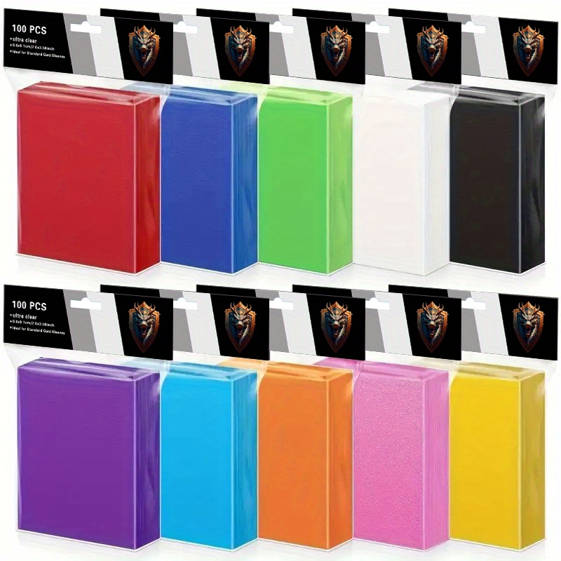 1000pcs Card Sets In Ten Colors, Suitable For Star Cards, Football Cards, And Game Cards.