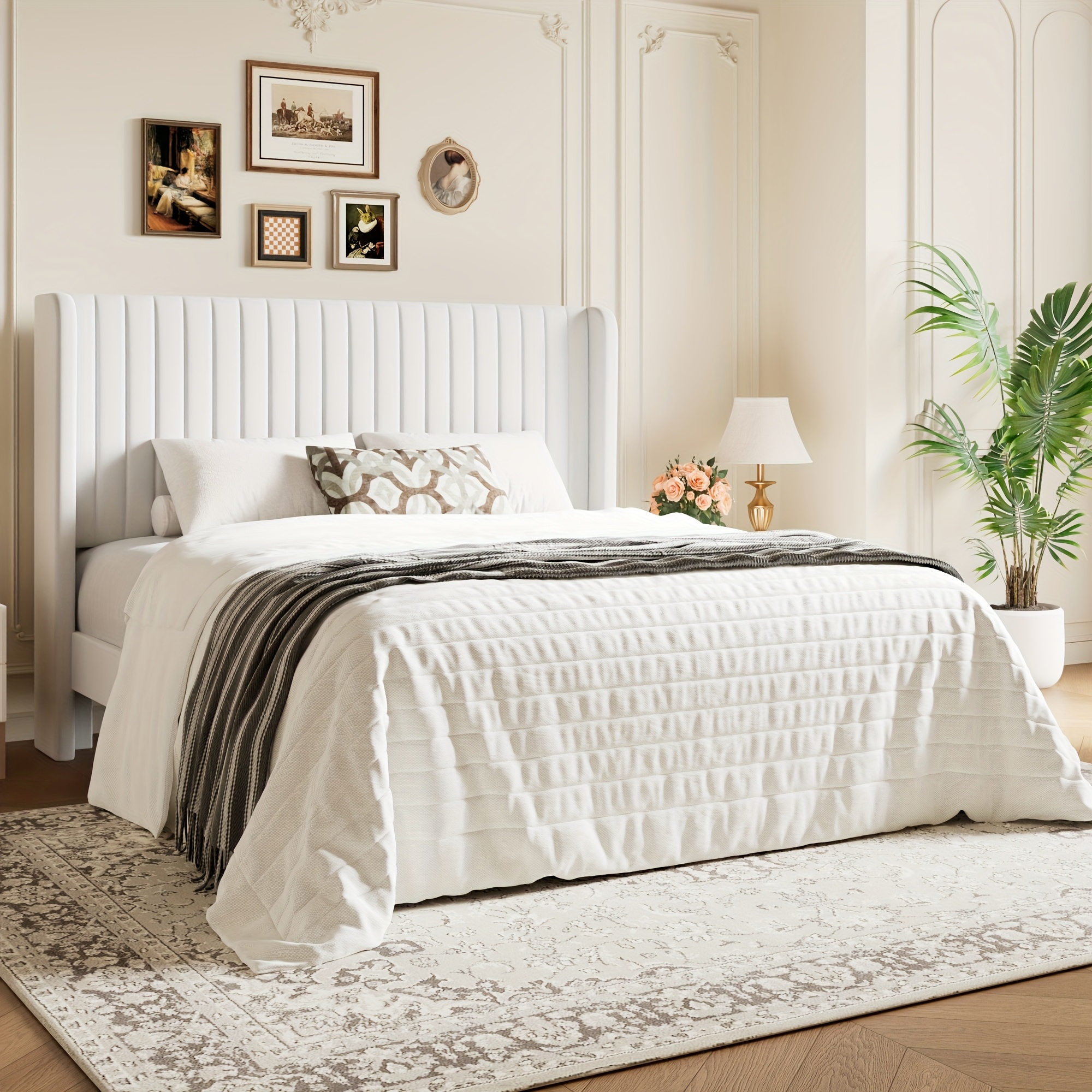 Upholstered Platform Bed Frame