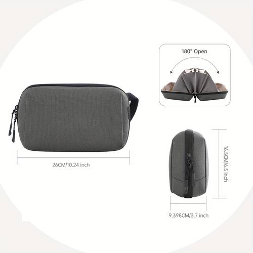 electronic organizer accessory for macbook charger cables power bank hard drive cords water resistant storage bag card slots usb adapter memory card