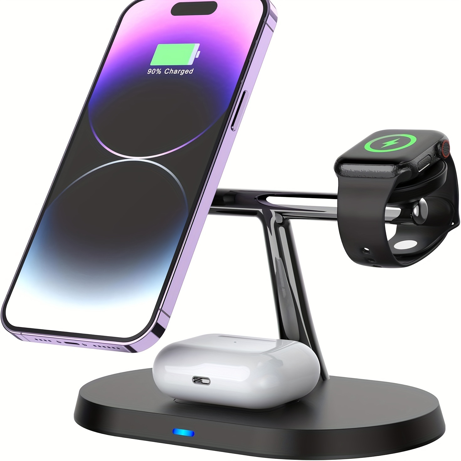 

Charger, Wireless Charging Stand, 2nd Gen, 33% For Apple , , 15, 14 , Airpods - Magsafe For Multiple Devices -