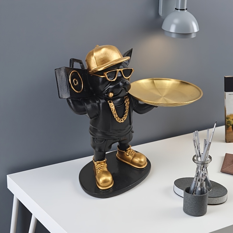 TEMU Figurine de Français Décoration de Bureau - Statue de Français en Résine Adaptée pour Bureau, Étagère, Plateau de Table, Ornement, Décorations