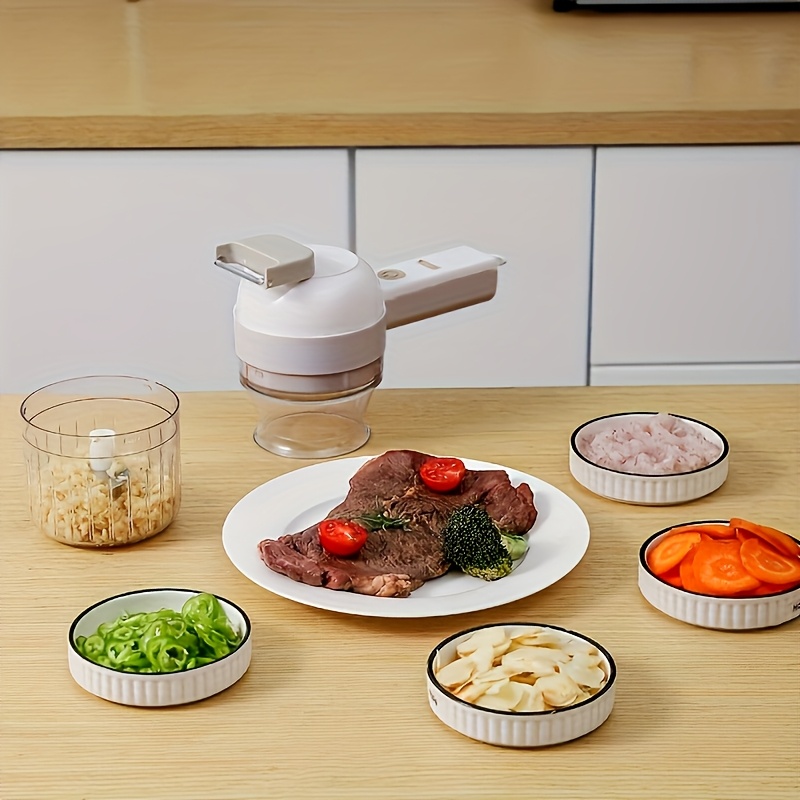 wireless portable multi functional electric food processor handheld vegetable chopper   to   for vegetables   kitchen gadget Product details 7