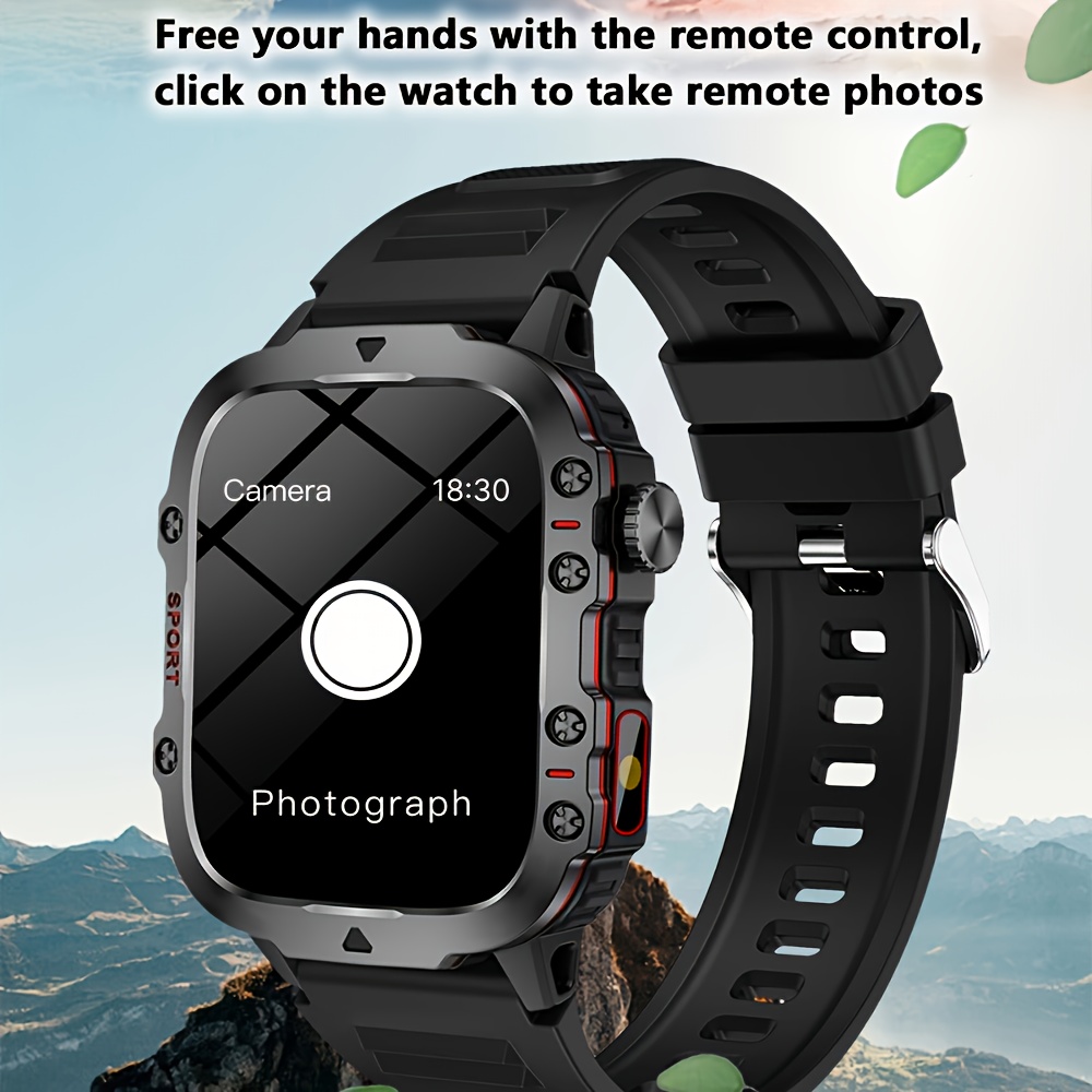 Nouvelle Montre Connectée pour Hommes et Femmes - Appels/Textos Sans Fil/Modes Sportifs Multiples/Contrôle à Distance de l'Appareil Photo/Tracker de Fitness, Compatible iPhone et Android, Chargement USB, Connectivité Intelligente, Style Moderne, Écran Clair, Cadeau Idéal pour