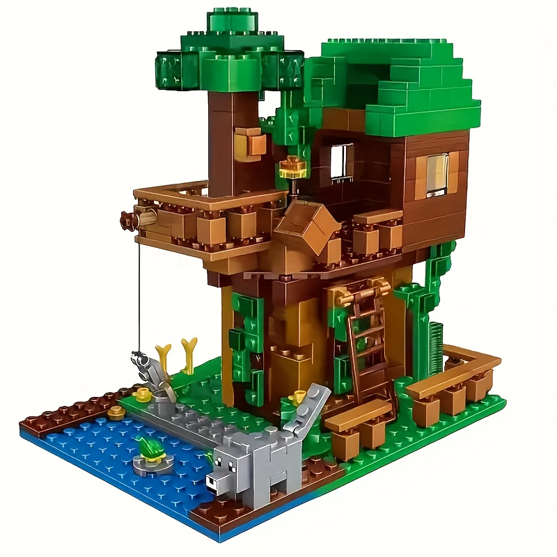 

Creative Treehouse Building Kit | Plant And Architectural Theme Buildable Models | Educational Building Blocks Set | For Valentine's Day, Day, , Christmas