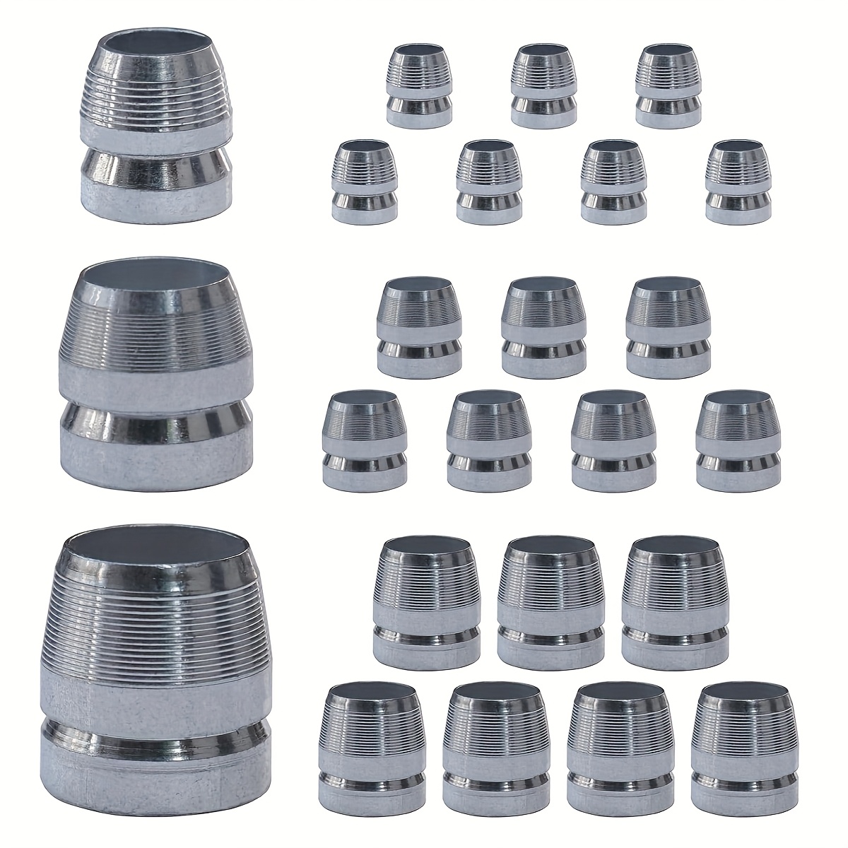 21pcs Iron Wedge Axe Hammer Round Wedge Nail Mixed Size Tool Set For Installation And Reinforcement