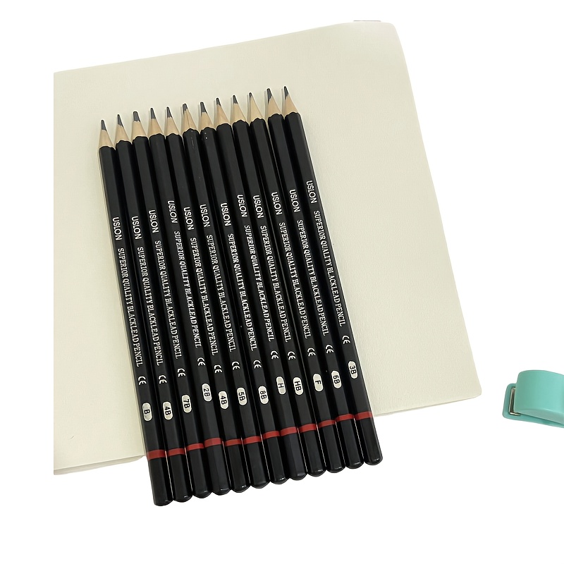 12pcs Boxed 2H-8B Professional Sketch Pencil Set, Suitable for Drawing and Painting Art Supplies, Essential School Stationery Gift for Back to School, Must-Have Art Academy Gift, School Essentials