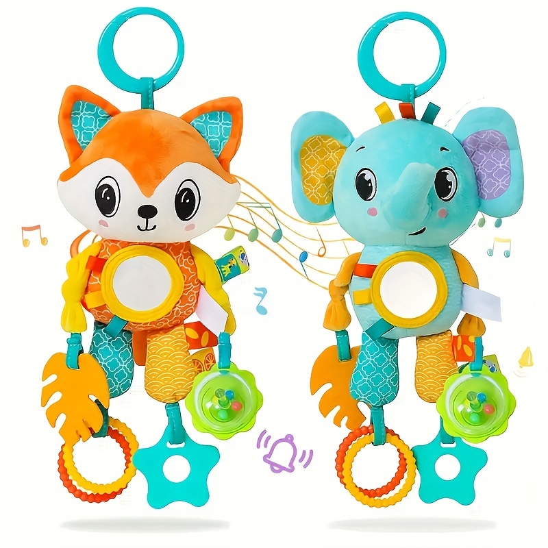 USATDD Soft Plush Rattle Toys