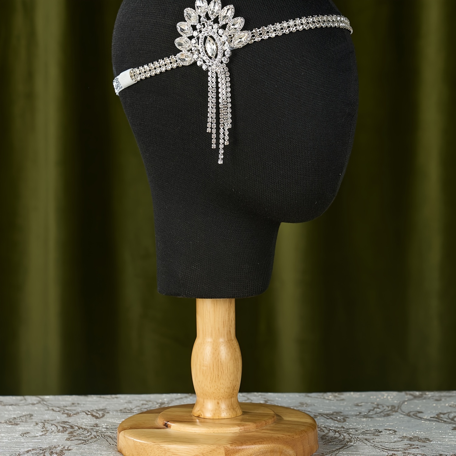 Serre-Tête Années 1920 Gatsby Doré - Bandeau Art Déco Avec Feuilles, Perles Et Strass - Accessoire Cheveux Élégant Pour Femmes Et Filles
