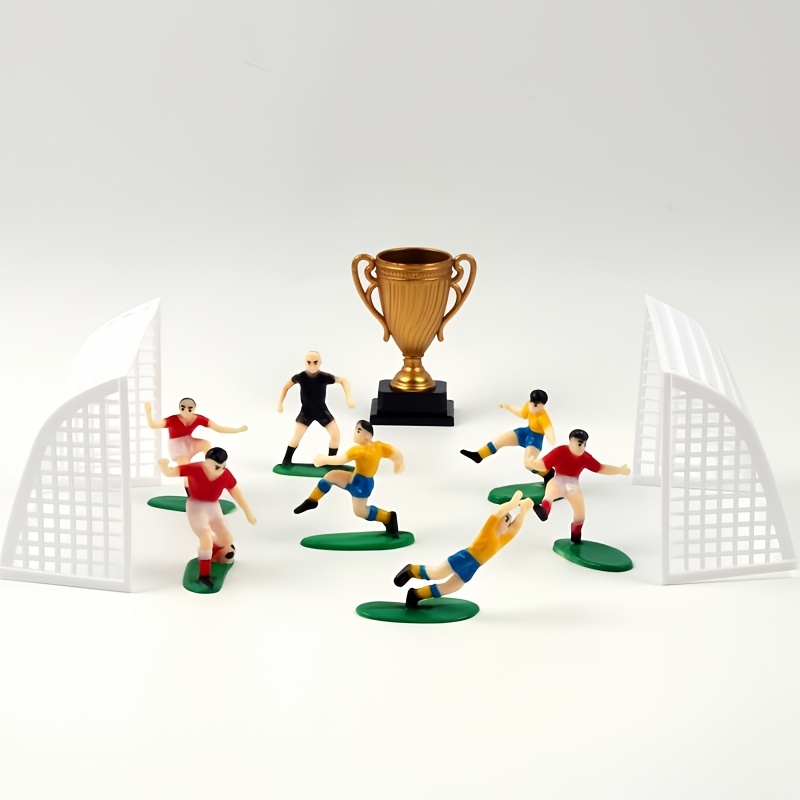Image of 10pcs Set Of Enthusiasts Players Stadium Decorative Statue Ornaments