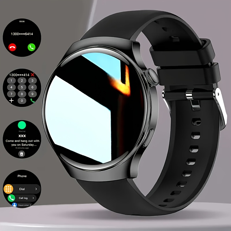 TEMU 2025 's Smartwatch With Outdoor Multi-sport Mode, 1.46-inch Hd Screen, Assistant, Nfc Wireless Calling, Men's Watch, Fitness , Sports Companion,