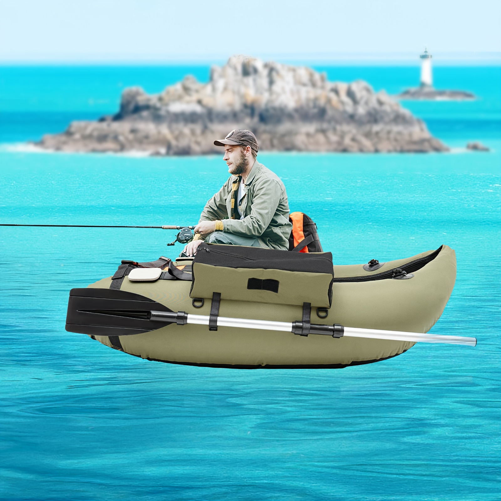 Outdoor Inflatable Portable Fishing Boat Used In Oceans Lakes Rivers And  Creeks For Rafting Exploring And Other Waters Or Activities Boat Parts  Accessories, High-quality & Affordable