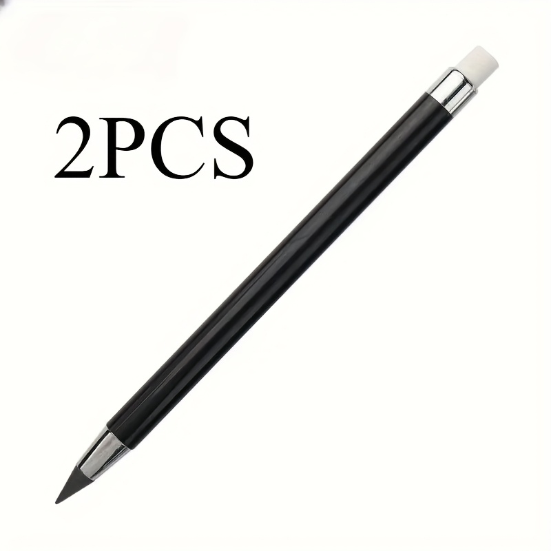 2pcs, Hb Eternal Pencil Features Cutting-edge Technology That Prevents Breakage And Is A Sketch Pencil That Sharpening