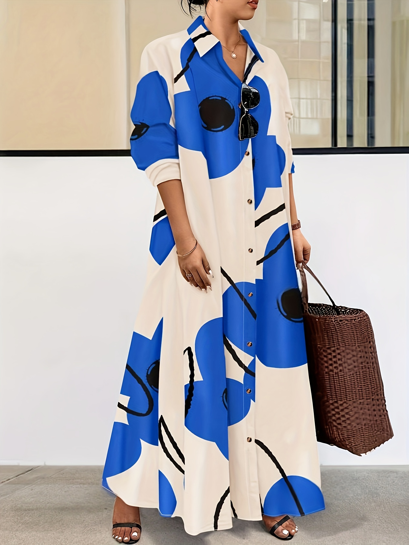 chinese dress ladies Stunning Plus Size Denim Button Down Maxi Dress – Fabulously Dressed  Boutique