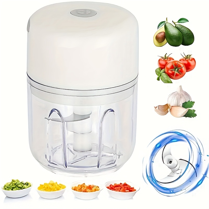 1pc 8 45 ounce capacity usb charging cooking machine kitchen garlic puree machine small automatic cooking machine multi   tool multiple colors kitchen supplies Product details 9