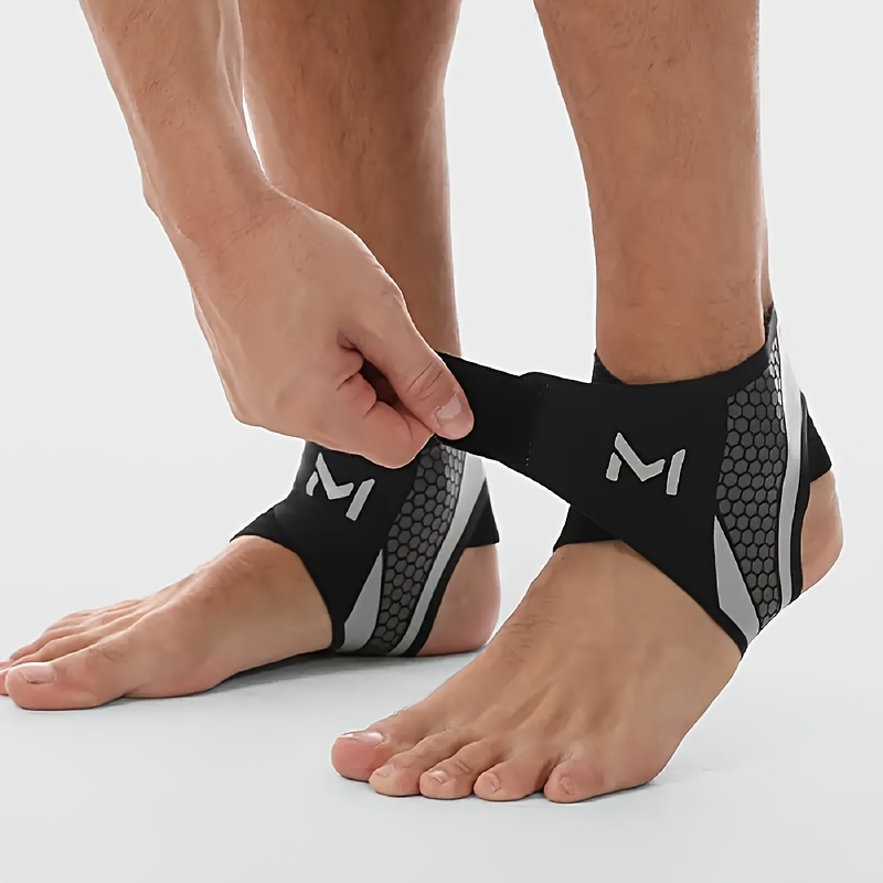 1pc Fitness ankle protector, made of breathable polyester material, suitable for sports such as basketball, football, mountain climbing, running, dance, etc