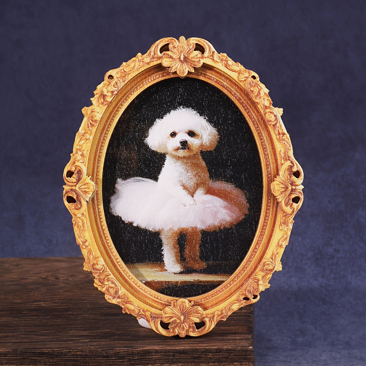 TEMU 1 Vintage Oval Teddy Bear With Pink Dress Refrigerator Magnet | Mini , Fun Home Decor Prop, Great Holiday Gift