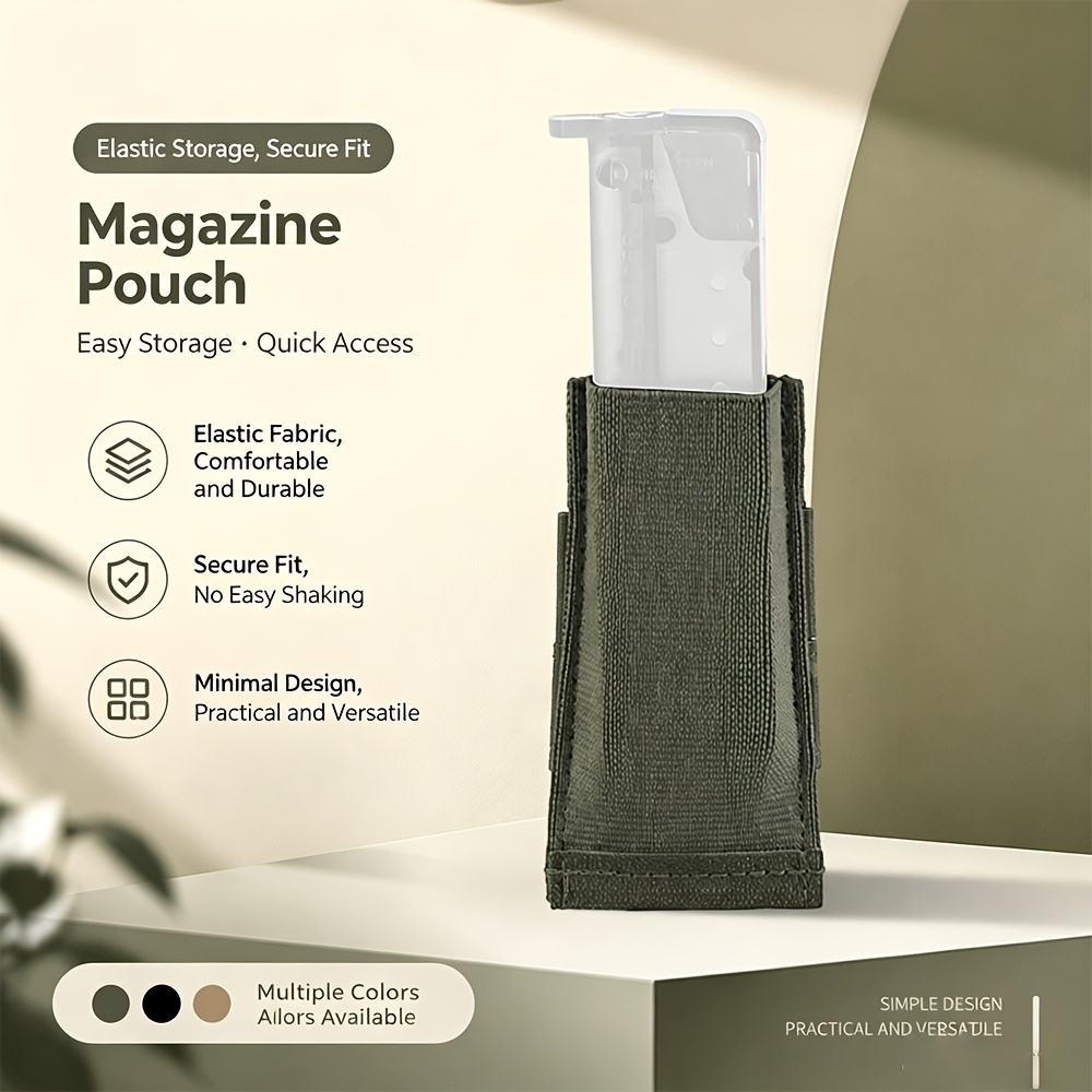 Lightweight Elastic Small Functional Bag for 9Mm Storage