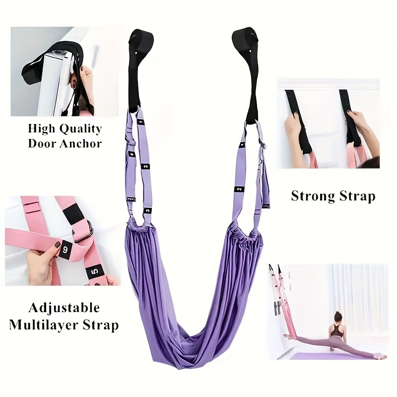 Aerial Yoga Hanging Rope Body Stretching Training Belt Home - Temu