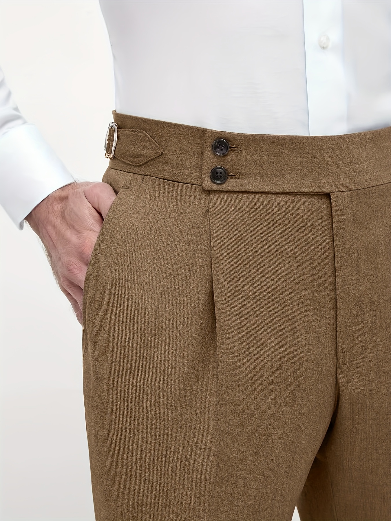 mens high waist dress pants BAGNAIA® Men´s High Waist Formal Pants