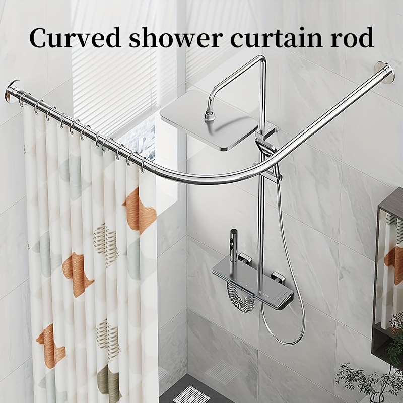 curved shower rod sold on Temu Canada