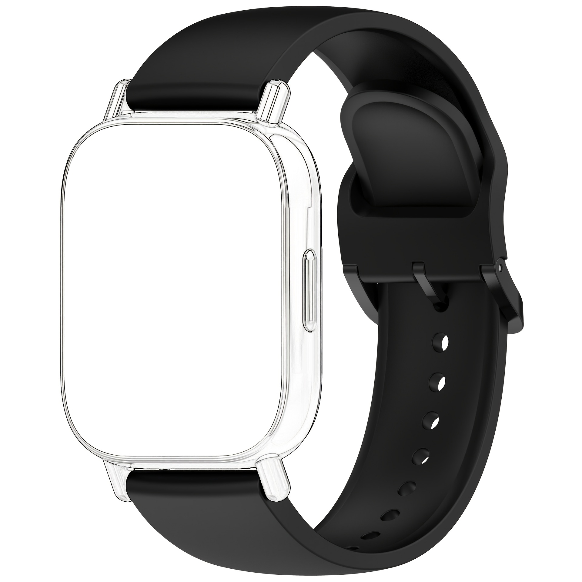 TEMU Correa deportiva de moda de 22 mm, adecuada para Redmi Watch 5 Lite y Redmi 5, correa de reloj versátil de color liso, diseño de hebilla