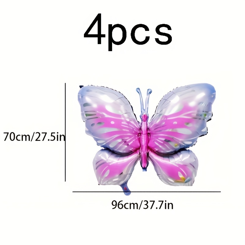 Image of 4pcs Ice Purple For Film Balloons, Suitable For Theme Parties, Weddings, Birthdays, Showers, Party Decorations, For Decorations, Purple Balloons, Photography Props Halloween Christmas Back To School
