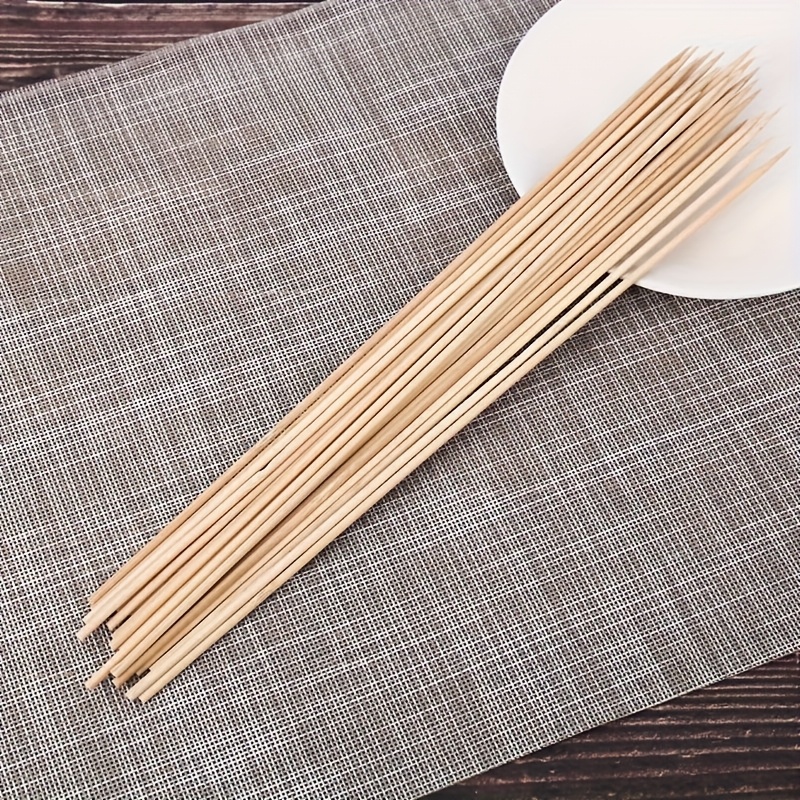 50pcs Natural Plant Stakes, Wooden Garden Sticks For Flowers And Vegetables, Gardening Tools, Suitable For Craft Floral Arrangements, Landscape Plant Support Rods