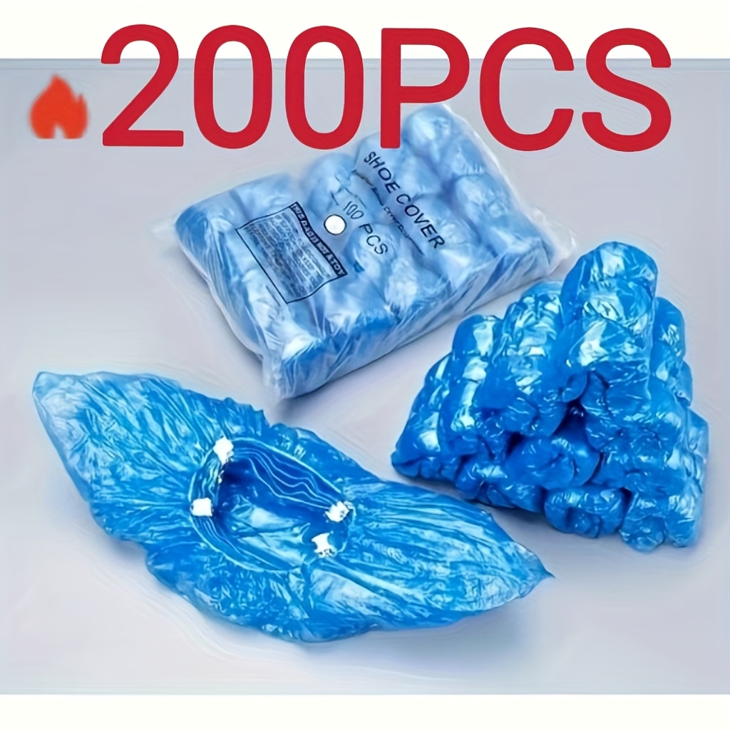 200pcs T-shaped Disposable Shoe Covers