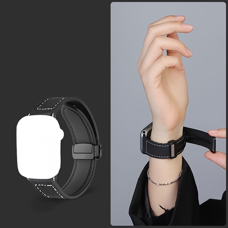 Luminous Pearl Beads Bracelet Strap Watch Band For Fitbit Versa / Versa 2 /  lite