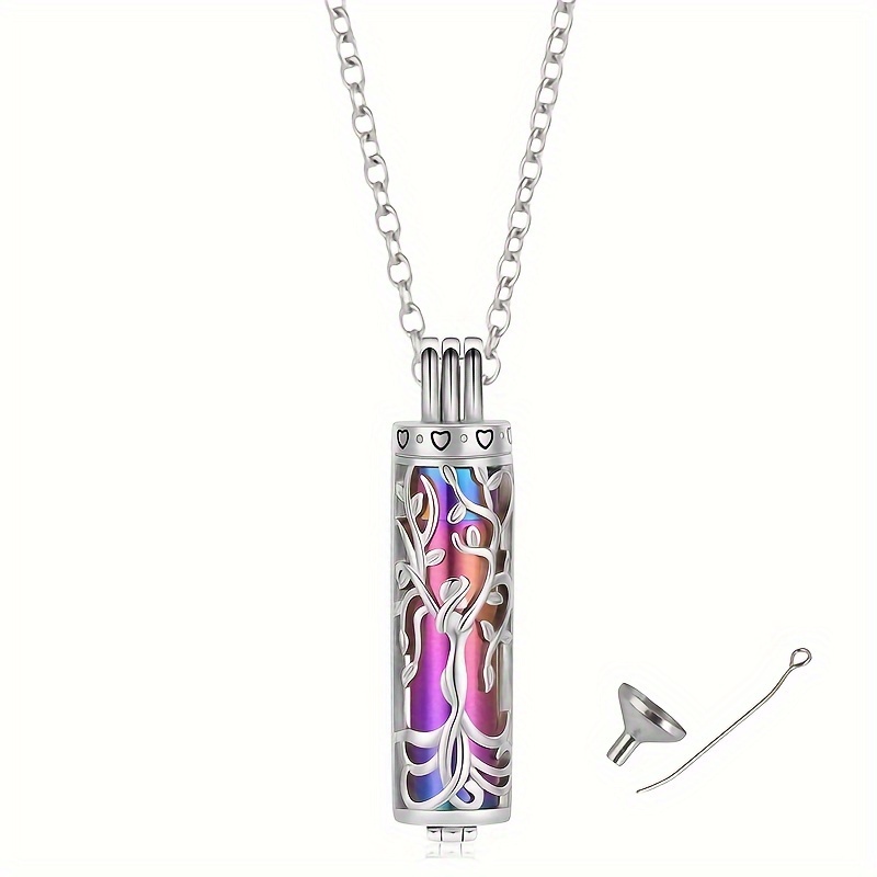 

Colored Of Life Ashes With Funnel Necklace Set