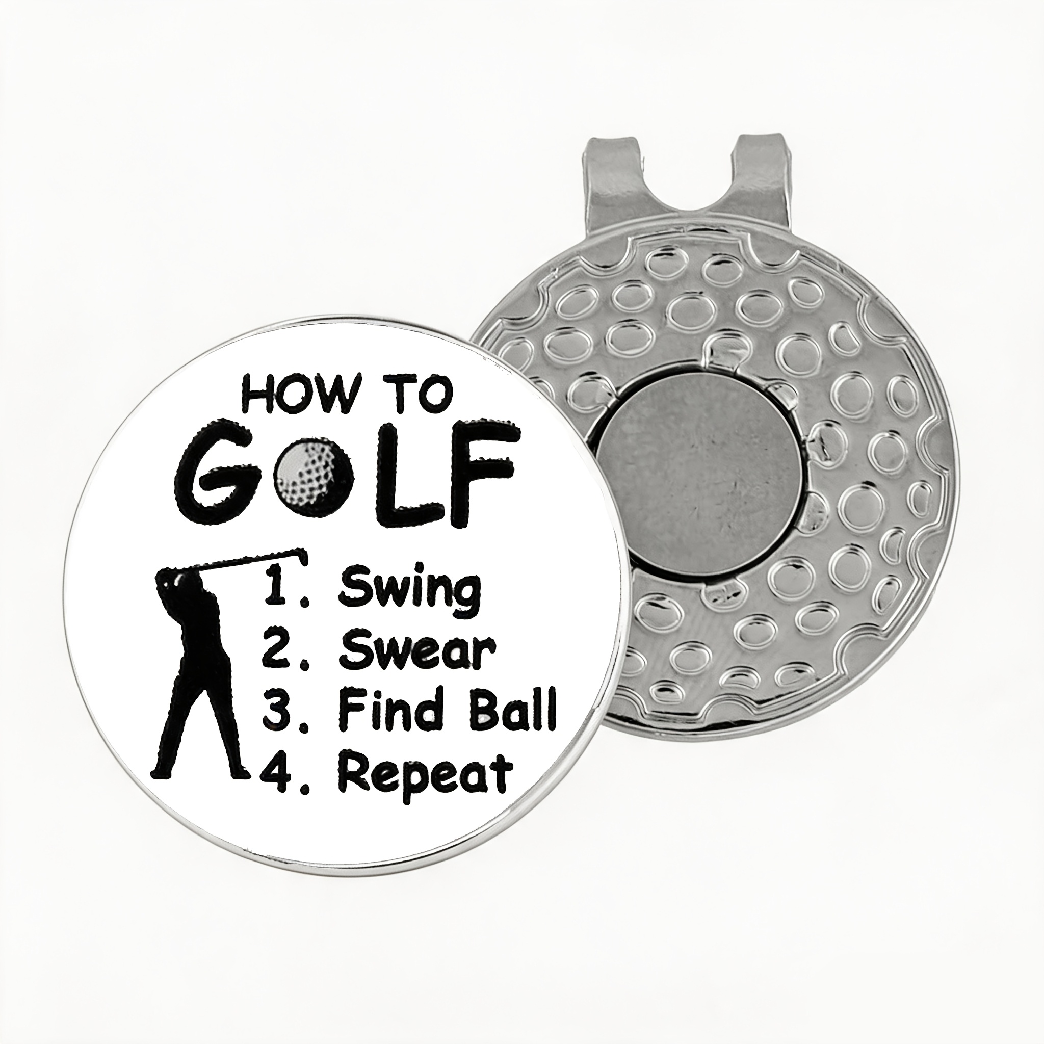 TEMU Magnetic Golf Ball Marker With Hat Clip Accessory