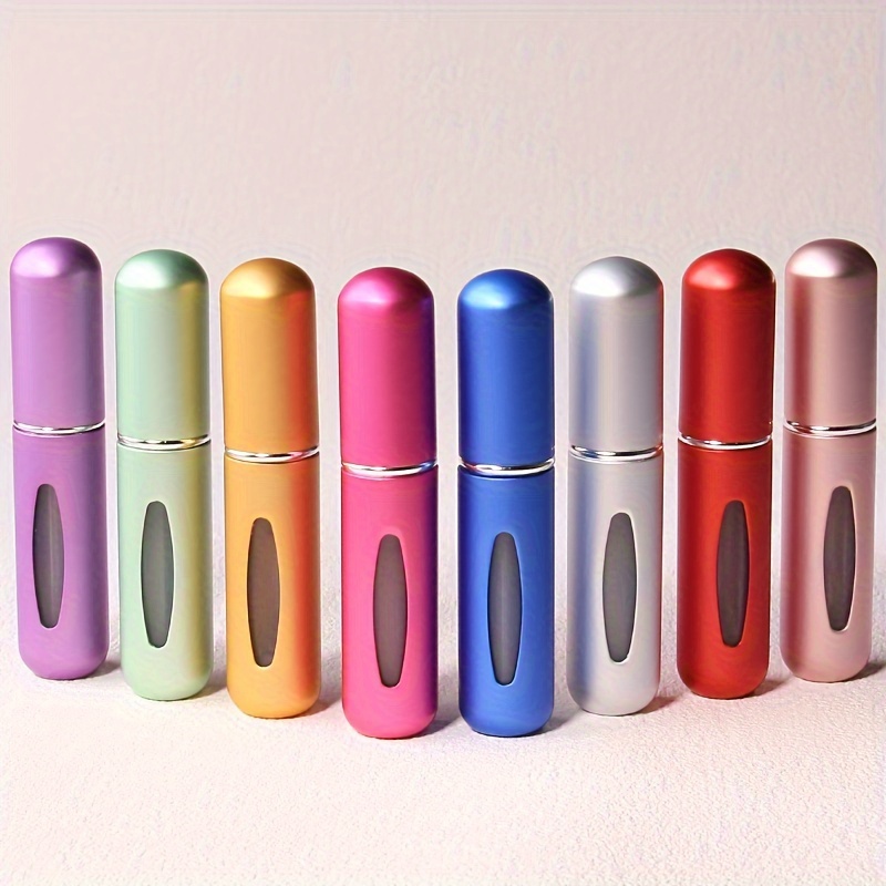 

3pcs/set 5ml Refillable Matte Mini Perfume Bottles Portable And Refillable Atomizers Travel Size Small Sample Empty Bottle Dispensers For Perfume