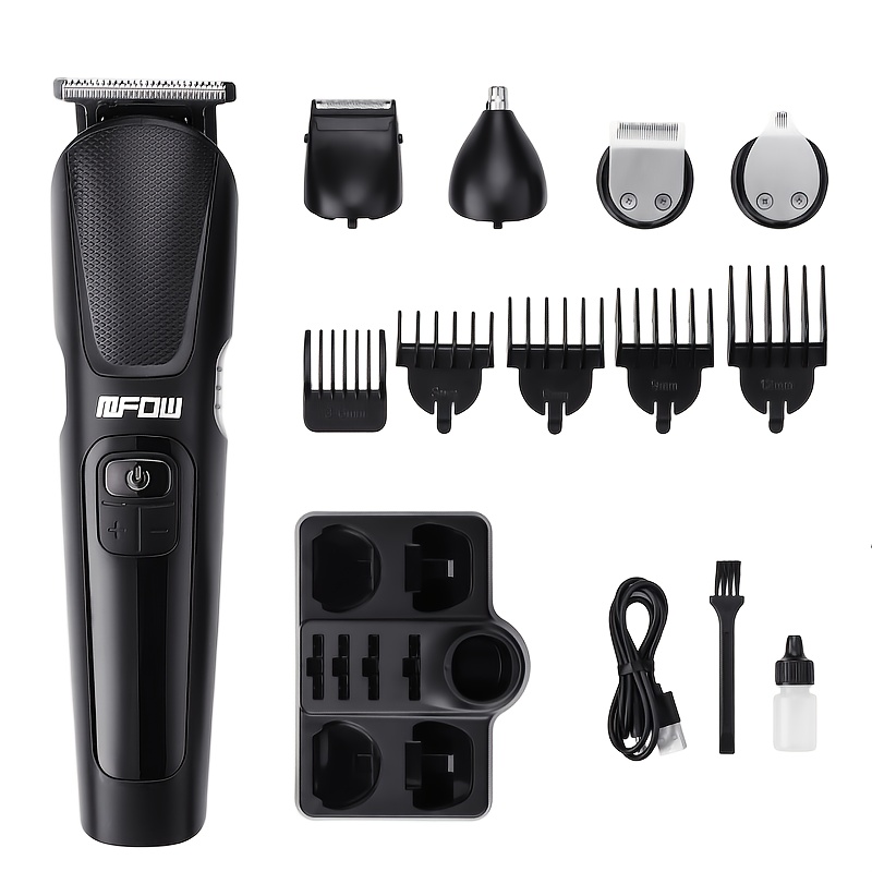 multi functional 5 in 1   set lcd display hair clipper electric shaver nose hair trimmer usb charging suitable for mens oil head and home grooming   and convenient Product details 4