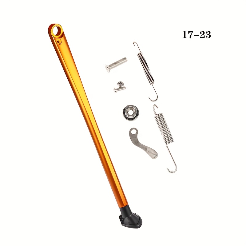 off road motorcycle side stand with spring loaded parking kickstand suitable for xc xcw xcf xcf w exc excf exc r te fe tx fx 150 200 250 300 350 400 450 505 530
