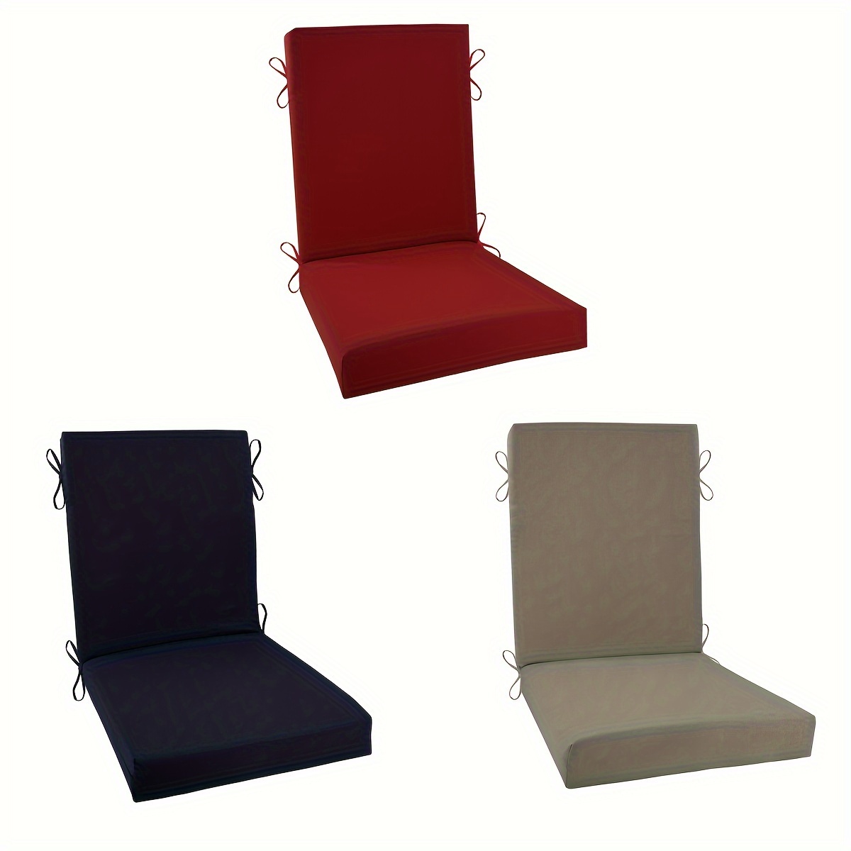 high back outdoor chair cushions sold on Temu Australia