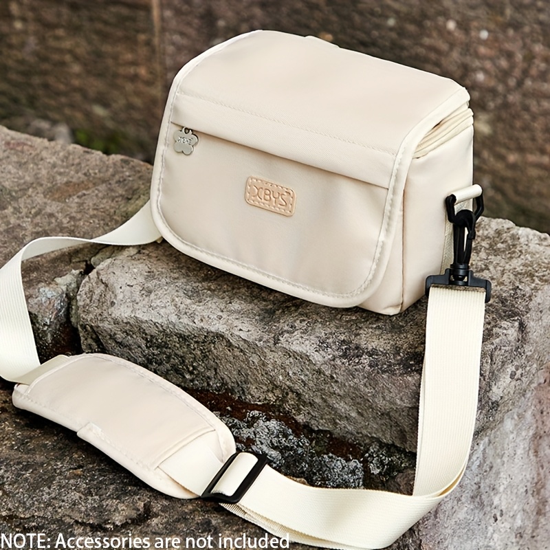 

Apricot Camera Bag, Other Material, Professional Dslr Shoulder Camera Bag, With Lens Storage Compartment, For Photography